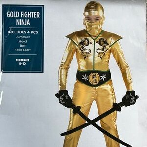 Gold Ninja Fighter child’s costume
